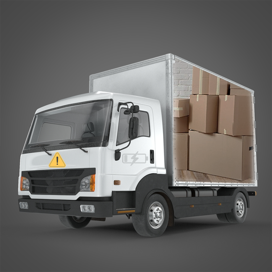 Cajas de transporte de baterías de litio Nimh - Parcialmente dañadas