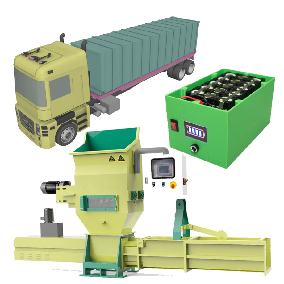 Transport et Recyclage Partiellement Endommagées NMC 30T et plus
